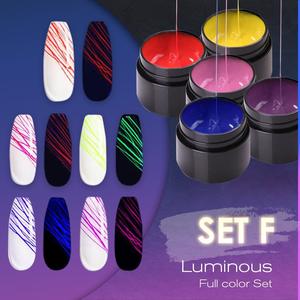 Manicure Luminous Nail Art Spider Nail Gel UV Nail Polish