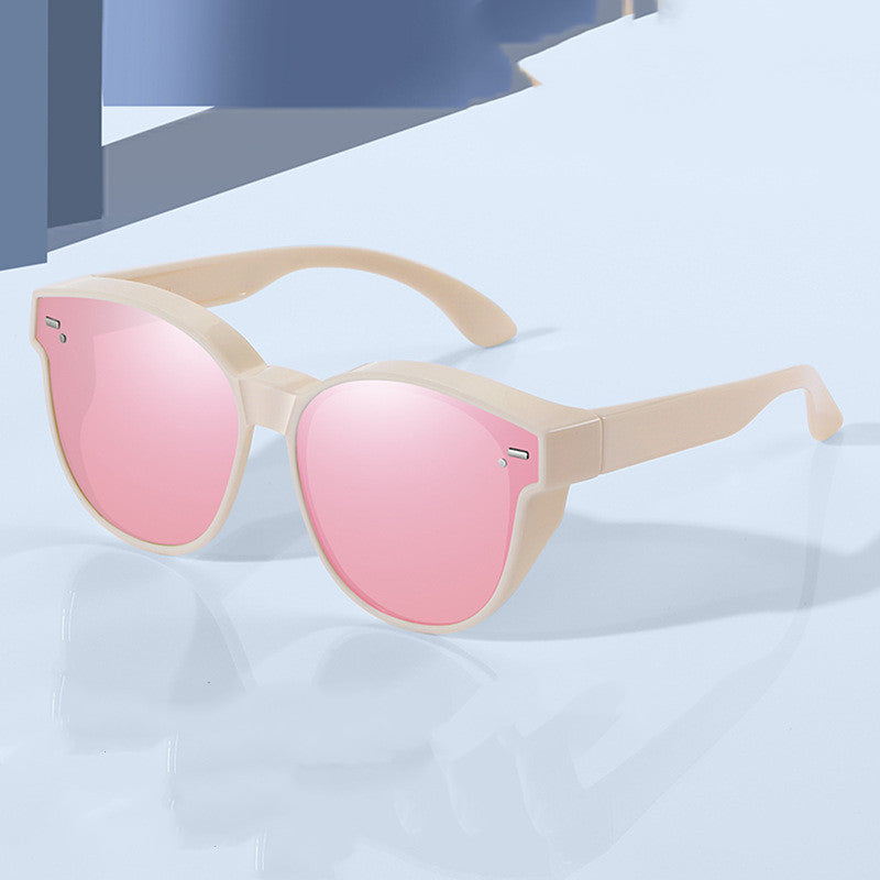 Fashion Myopia Set Of Glasses Pink Mercury Sunglasses For Women