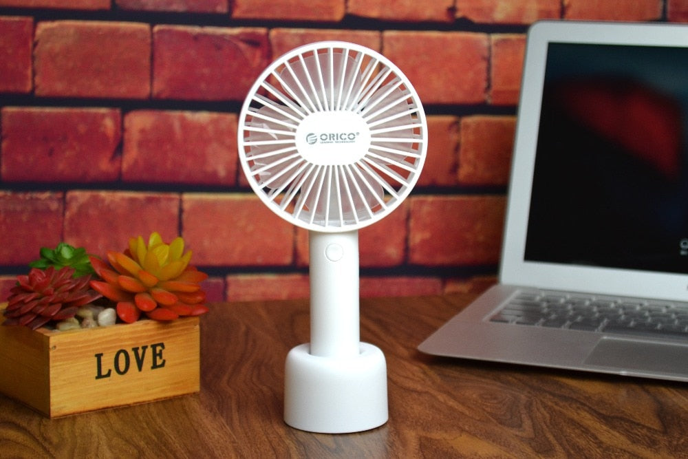 Handheld usb small fan rechargeable portable portable silent office desktop wind