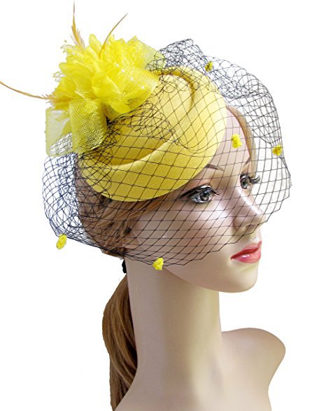 Headdress Net yarn Headdress Top hat Hair accessories