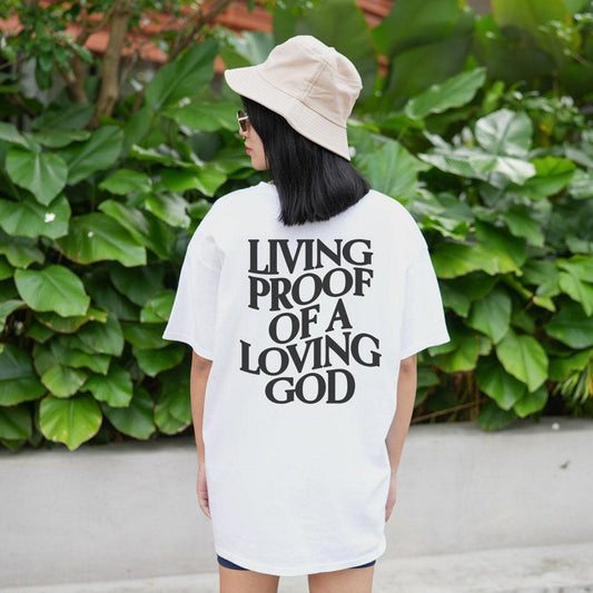 Living Proof Fashion Casual Letter Print Short-sleeve T-shirt