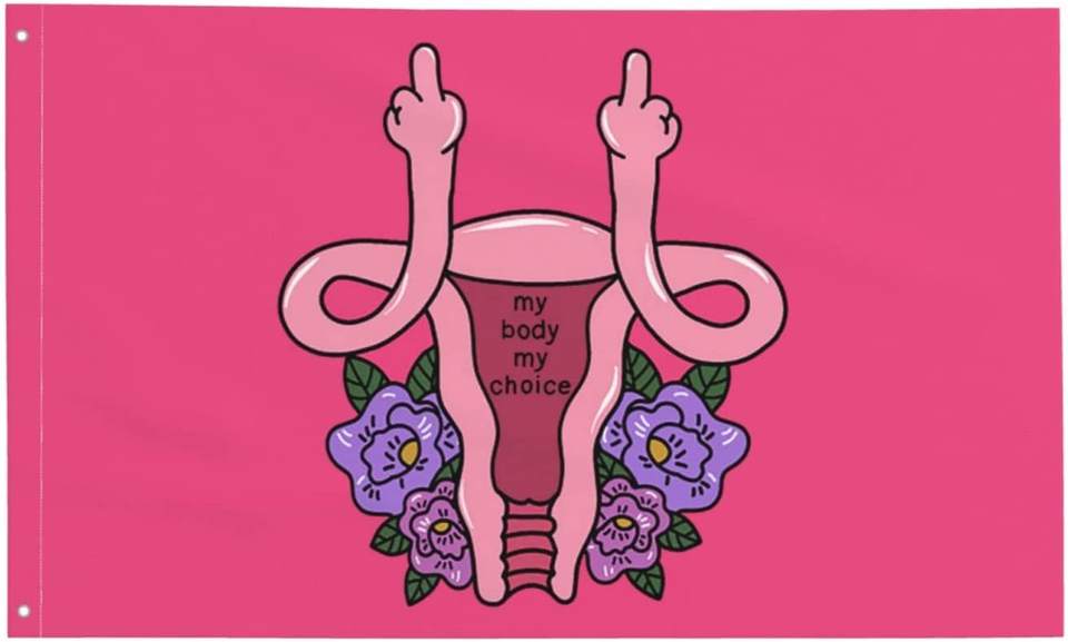 My Body My Choice Printed Polyester Banner