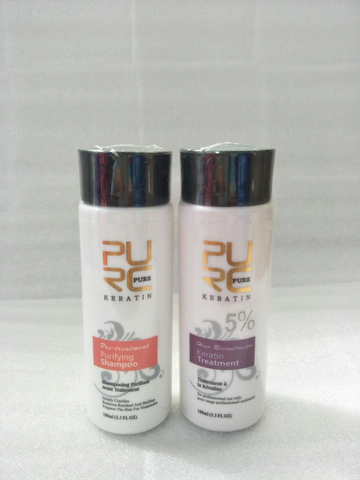 PURC Brazilian keratin treatment + purifying shampoo