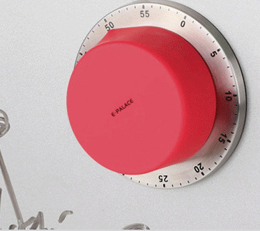 Kitchen Stainless Steel Mechanical Timer Alarm Clock Reminder
