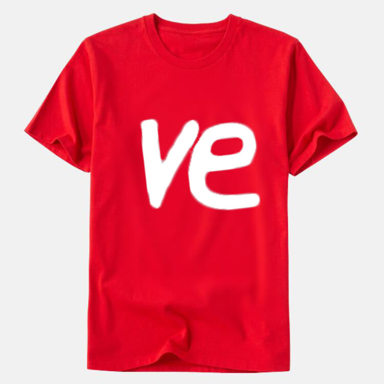 LOVE couple suit short sleeve T-shirt letter print