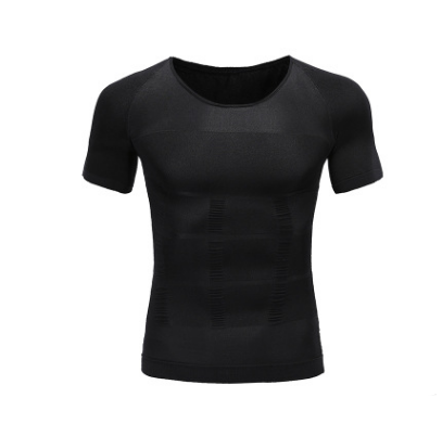 Super Male Fitness Body Shaper Compression T-shirt