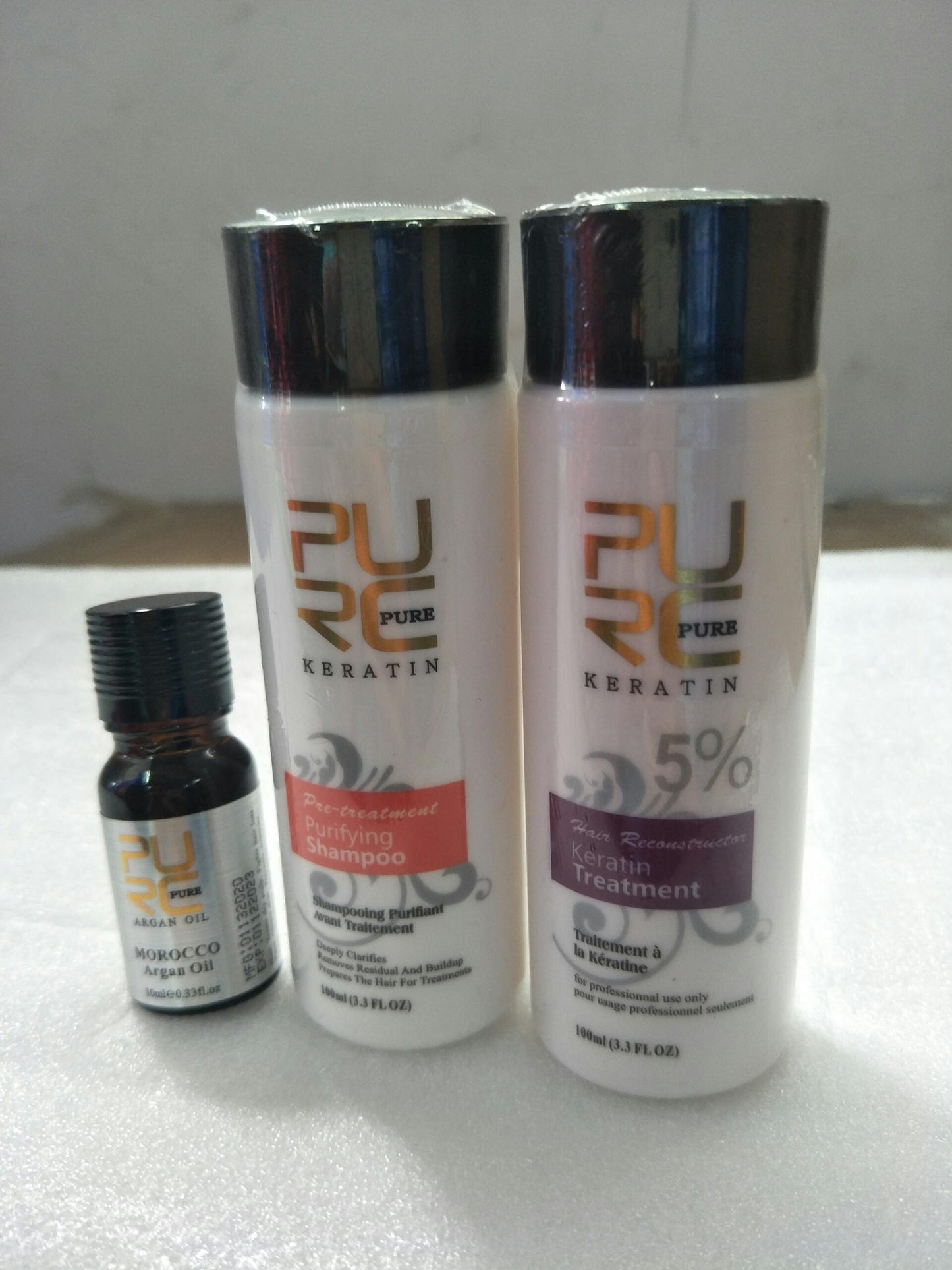 PURC Brazilian keratin treatment + purifying shampoo