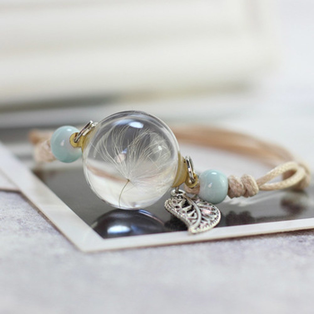 Natures Own Glass Ball Bracelet