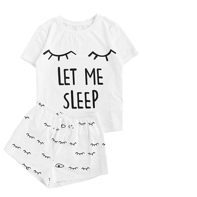 Let Me Sleep Fashion Trend Pajama Set