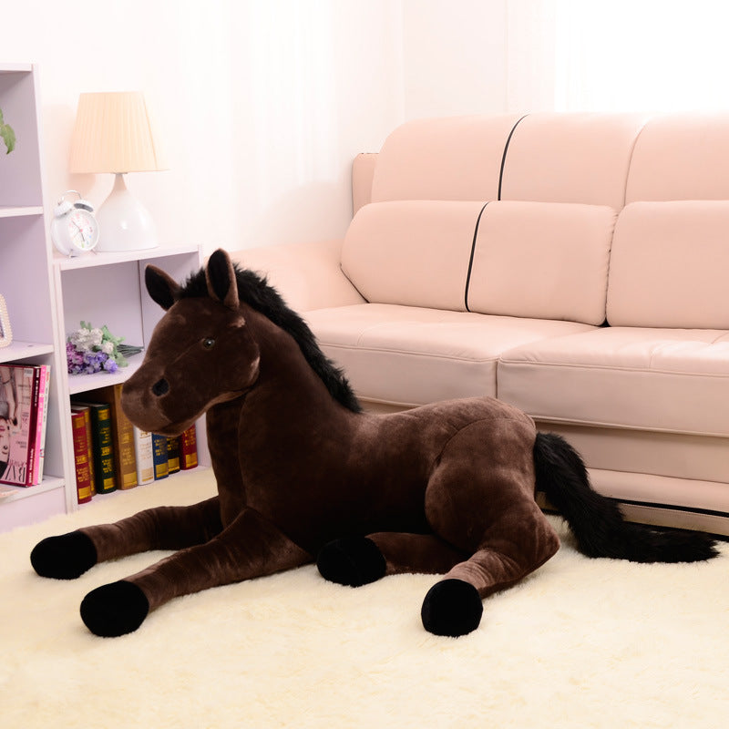Zodiac Simulation Horse Doll Plush Toys For Children