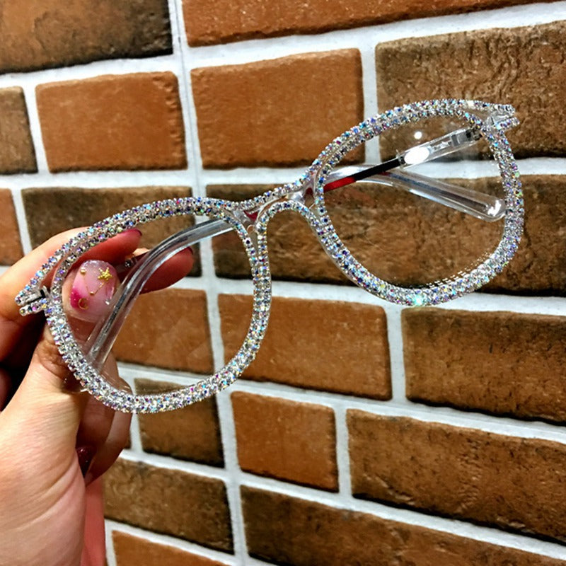 Vintage Rhinestone Handmade Sunglasses