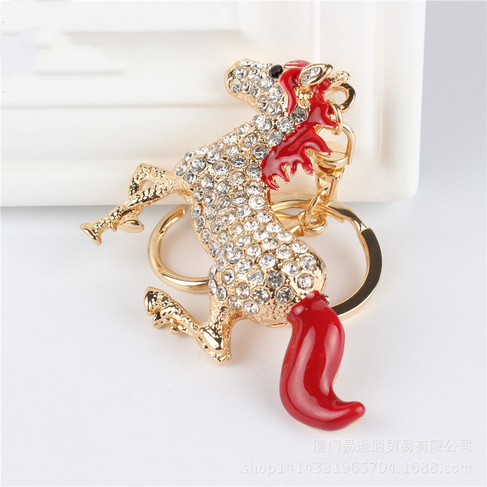 Horse Stallion Diamond Keychain