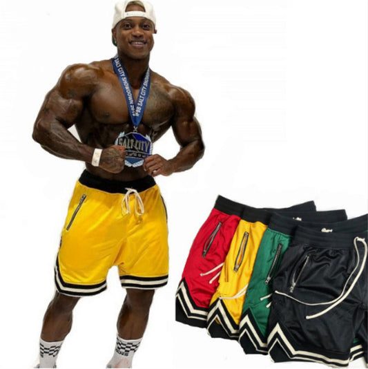 Loose Five-point Pants Retro Sports Over the Knee Basketball Shorts