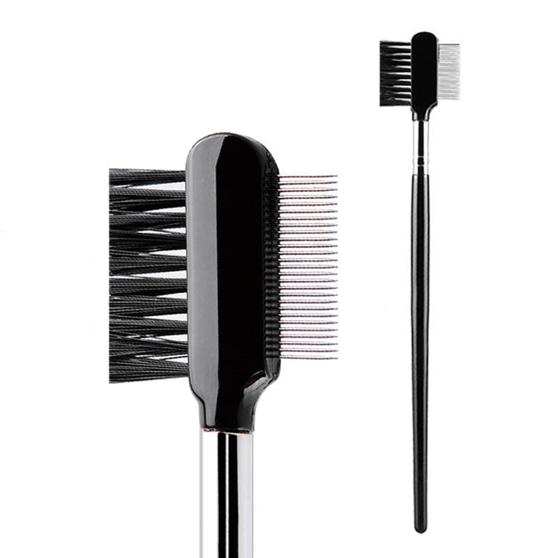 New High Quality Steel Eyebrow Eyelash Dual-Comb Extension Brush