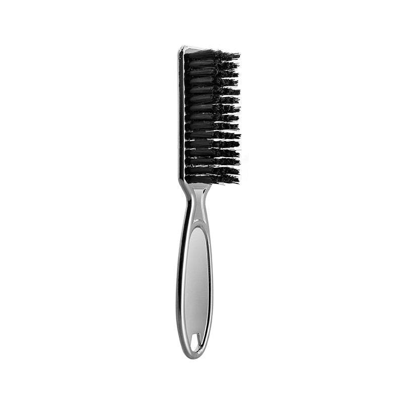 Retro Gradient Oil Head Electroplating Broken Hair Sweep Neck Beard Brush Hair Salon Hairdressing Tools
