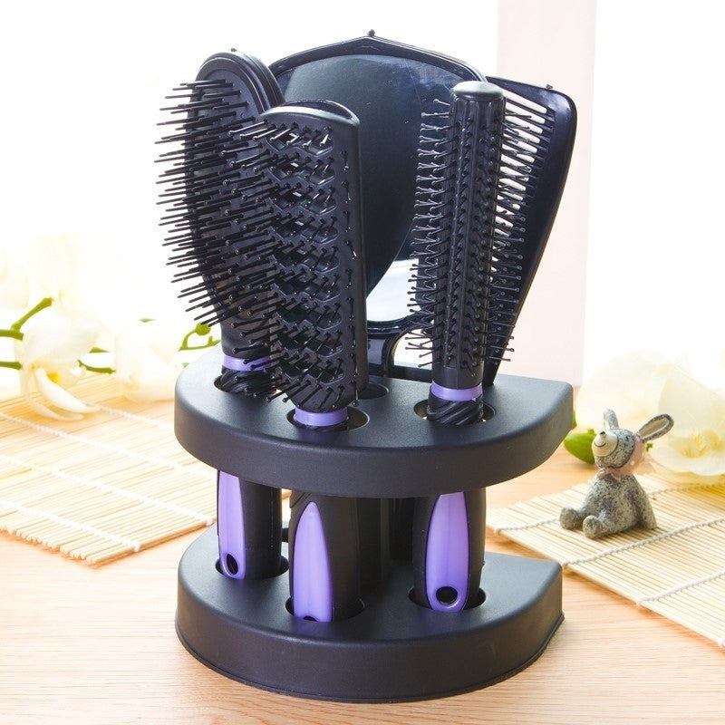 Hair Salon Hair Cutting Comb Set Of Women And Men Blowing Hair Makeup Mirror Special Fluffy Styling Comb Set Women