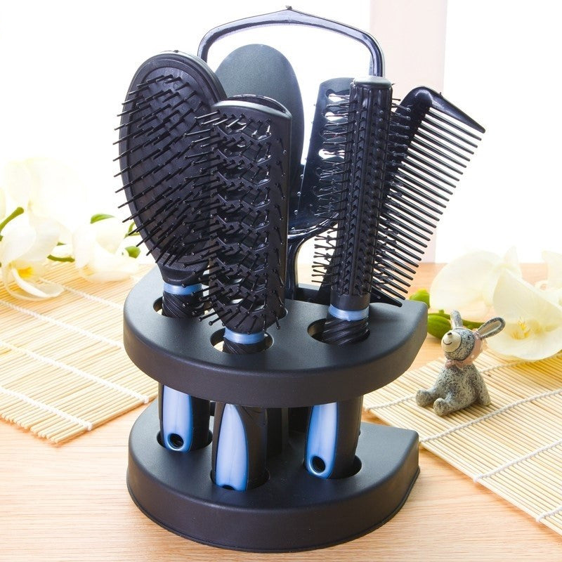 Hair Salon Hair Cutting Comb Set Of Women And Men Blowing Hair Makeup Mirror Special Fluffy Styling Comb Set Women
