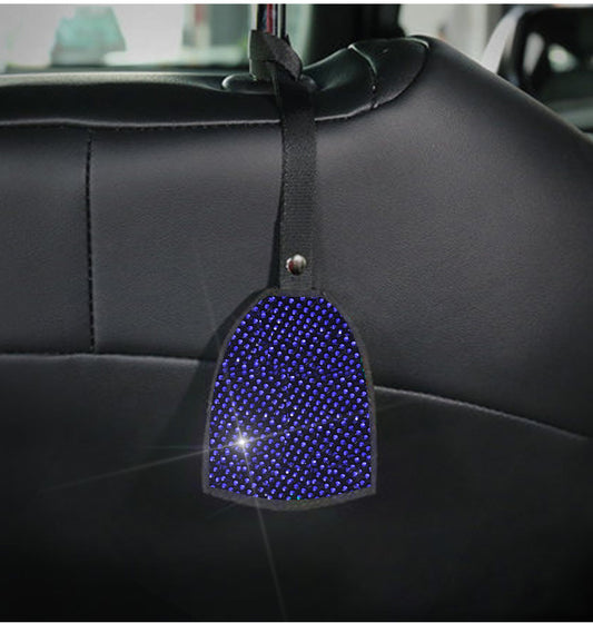 Bling Fashion Blue Diamond Car Gear Cover