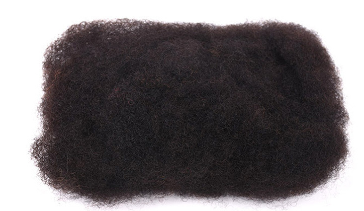 New Style African American Mid-length Human Crochet Hair