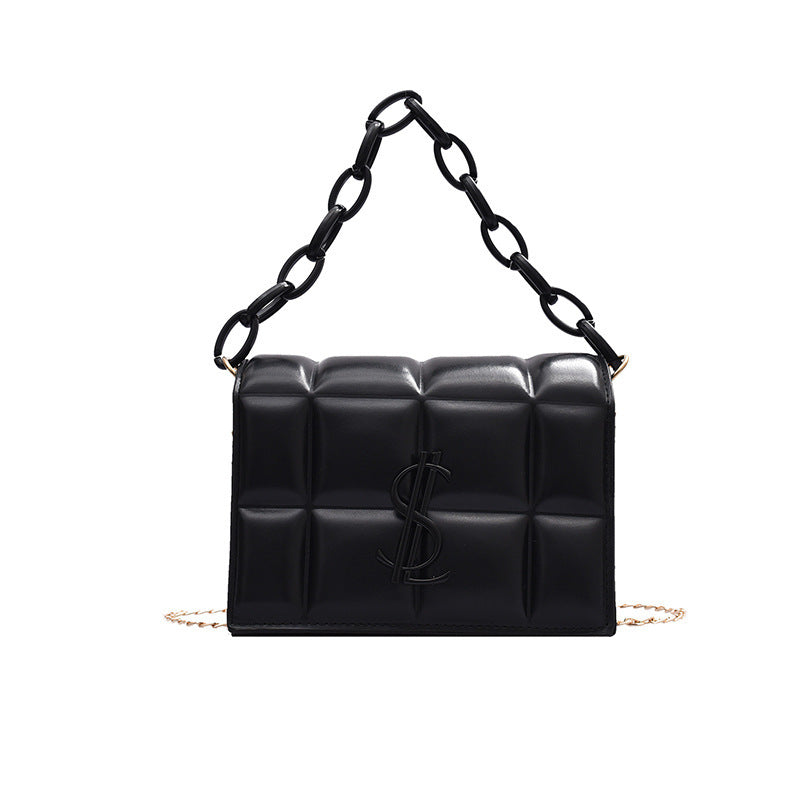 Square Pleated Hand Bag