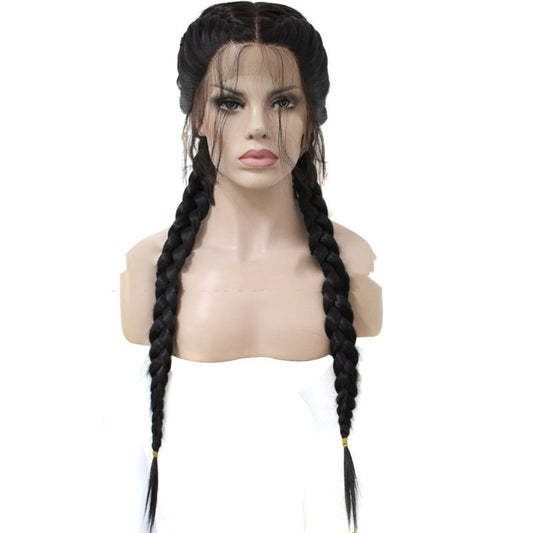 French Braids Lace Front Wig w/ Baby