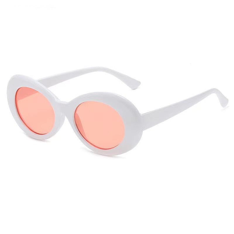 New Sunglasses Trend Elliptical Glasses In Europe And The United States