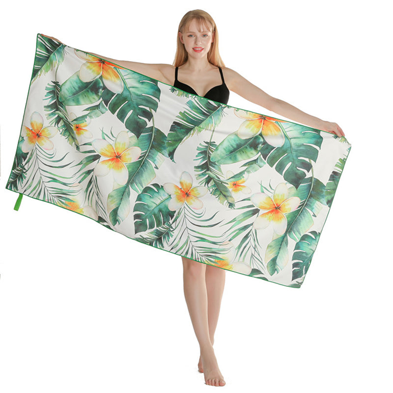 Double-faced Velvety Soft Quick- Dry Beach Towel
