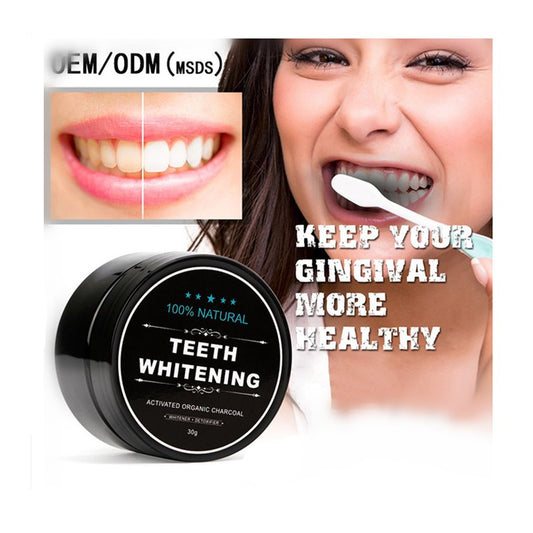 Coconut Charcoal Activated Teeth Whitening Powder Oral Hygiene Care