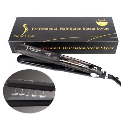 Tourmaline Ceramic Vapor Professional Steam Function Hair Straighteners with Argan Oil Infusion