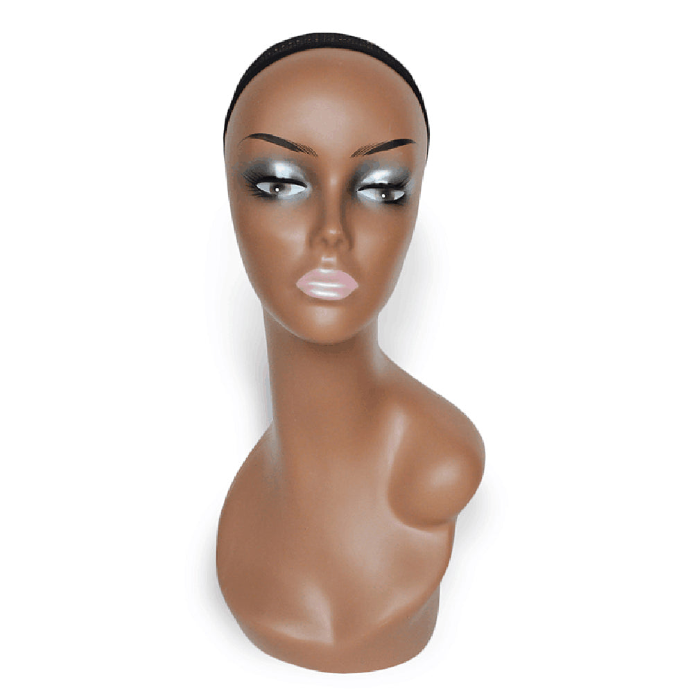 Mannequin Head Female Wig Head Model Display Wig Bracket