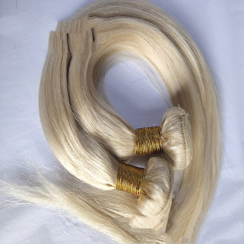 100% Human Hair Straight Golden Blonde Bundles 10” -22”
