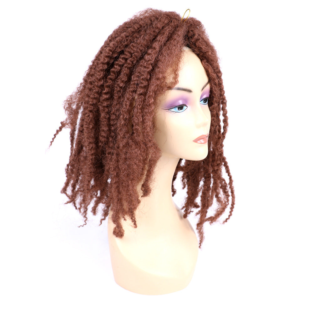 20” Kinky Curly Synthetic Hair Blend Wig #30