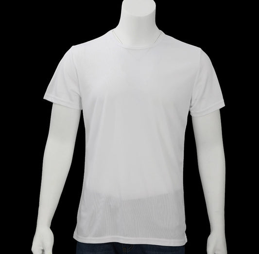 New Hydrophobic Anti- Fouling Cotton Blend Quick Drying T-shirt Short Sleeve Tee- Shirts