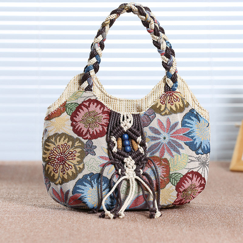Yunnan style Canvas handbag