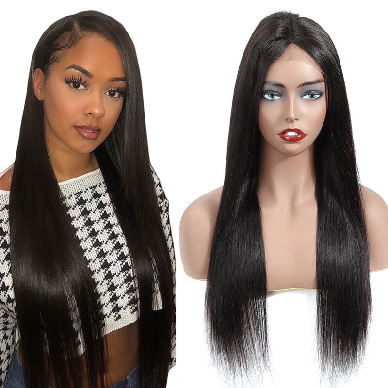 100% Human Hair Straight Lace Front Wigs 8”- 20”