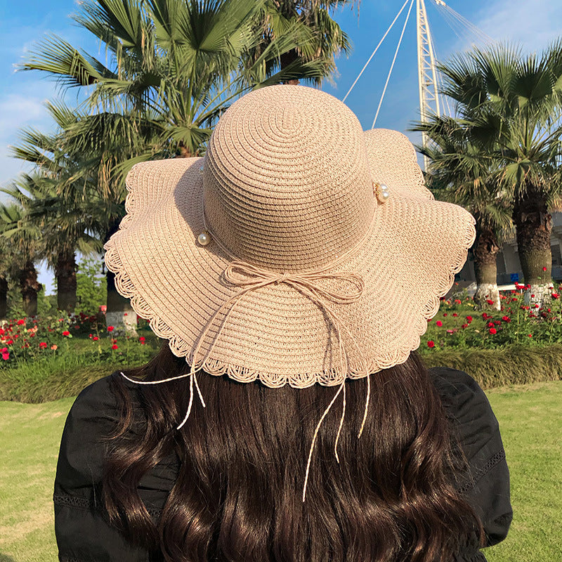 Lady’s Summer Vacation Sunscreen Straw Beach Hat