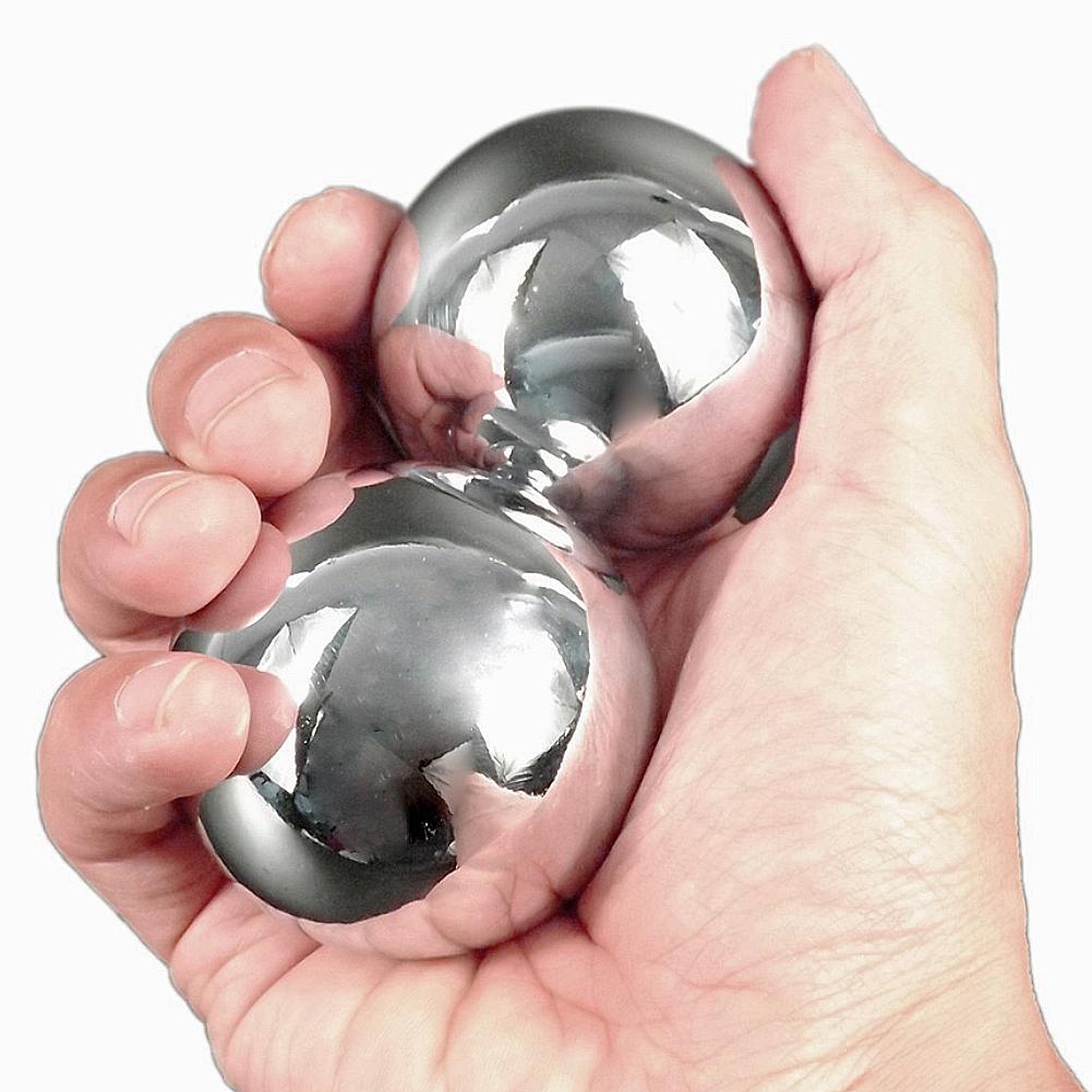 Stainless steel hollow fitness ball