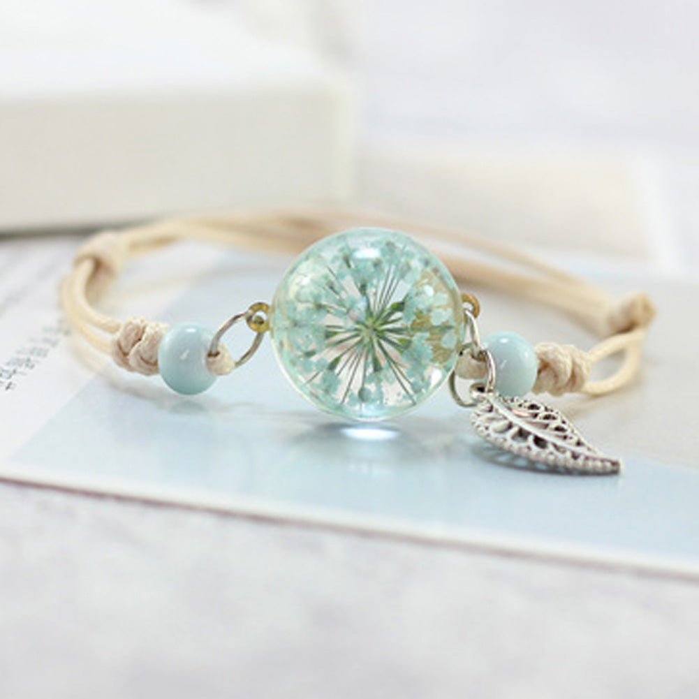 Natures Own Glass Ball Bracelet