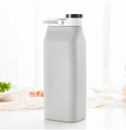 600ml Foldable Silicon Milk Jug Water Bottle