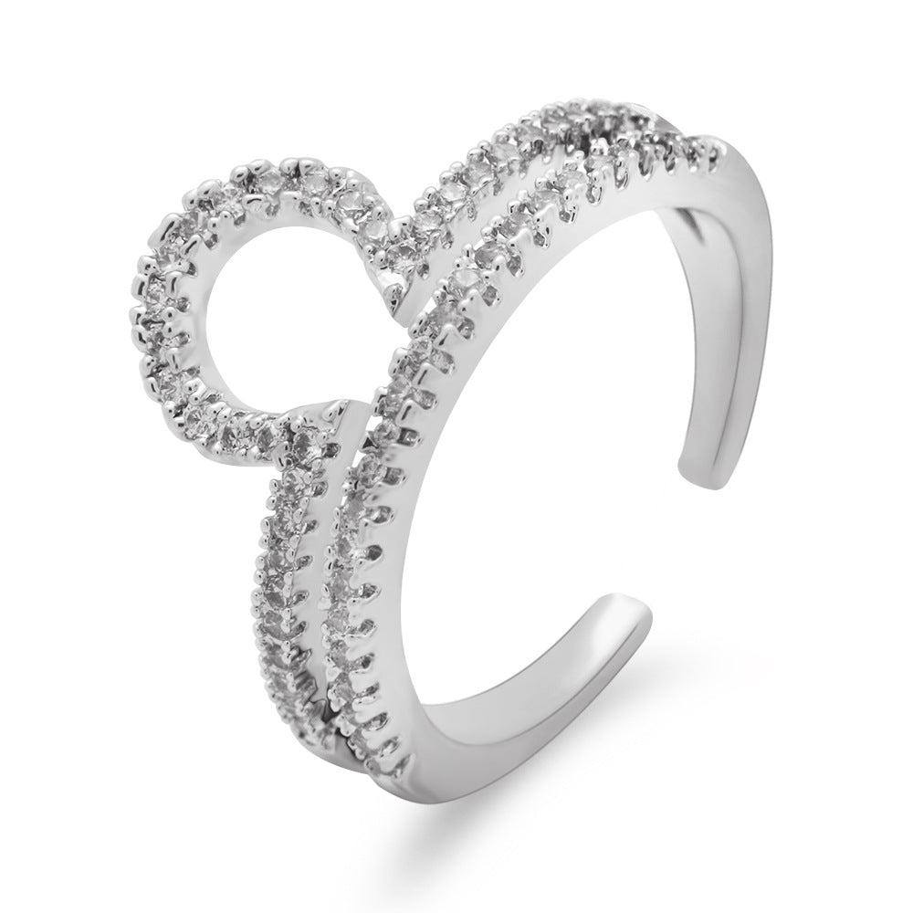 Zodiac Diamond Ring