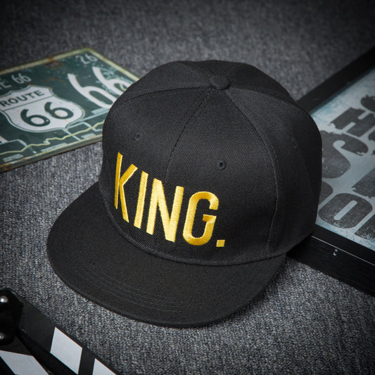 King and Queen Embroidered Baseball Caps