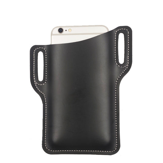 Cellphone Loop Holster Case Belt Waist Bag Props PU Leather Purse Phone Wallet