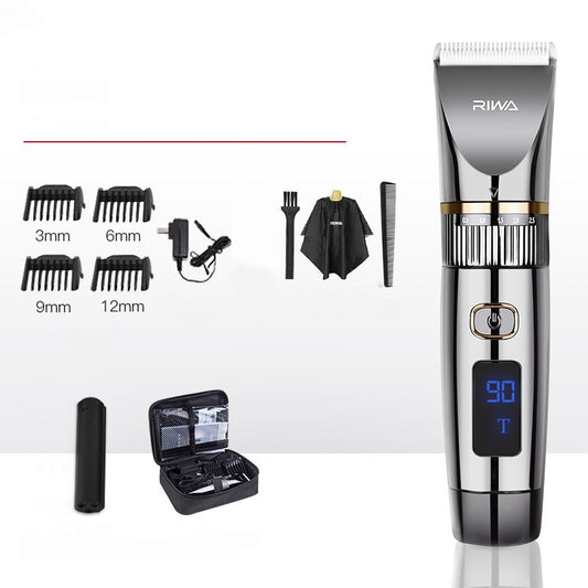 Mens Electric Rechargeable Razor Hair Clippers Grooming Set