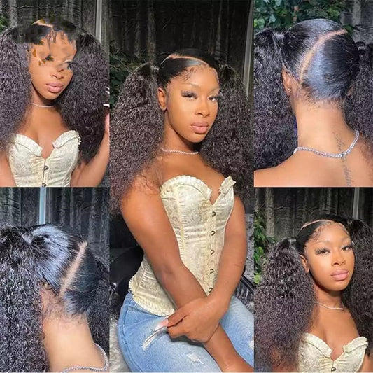 360 Lace 100% Human Hair Full Water Wave Wig
