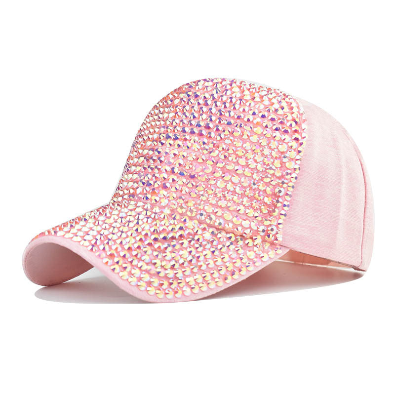 Lady’s Fashion Diamond Bling Baseball Cap