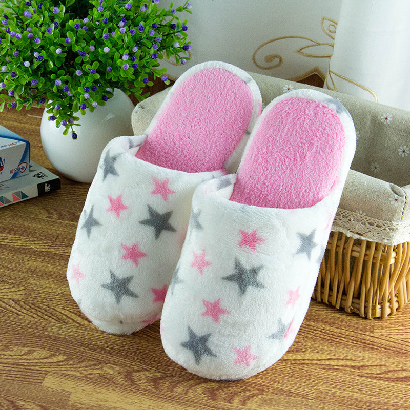 Five. The new cashmere love angle heart cotton slippers, indoor slippers 4.5 yuan Cixi cotton slippers factory wholesale