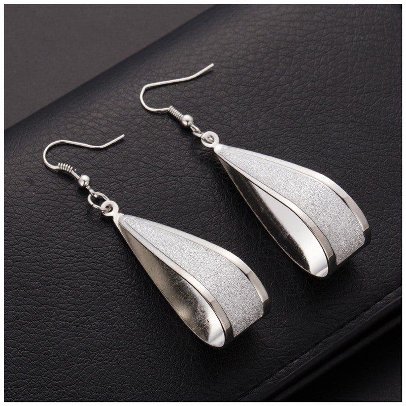 Silver Drop Dripping Fashionable Earrings