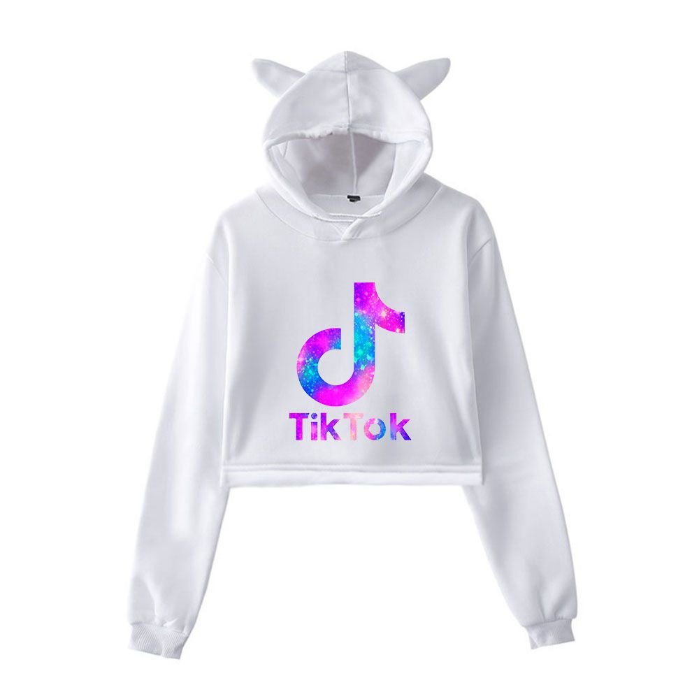 Lady’s Cat Ears TikTok Hooded Sweatshirt