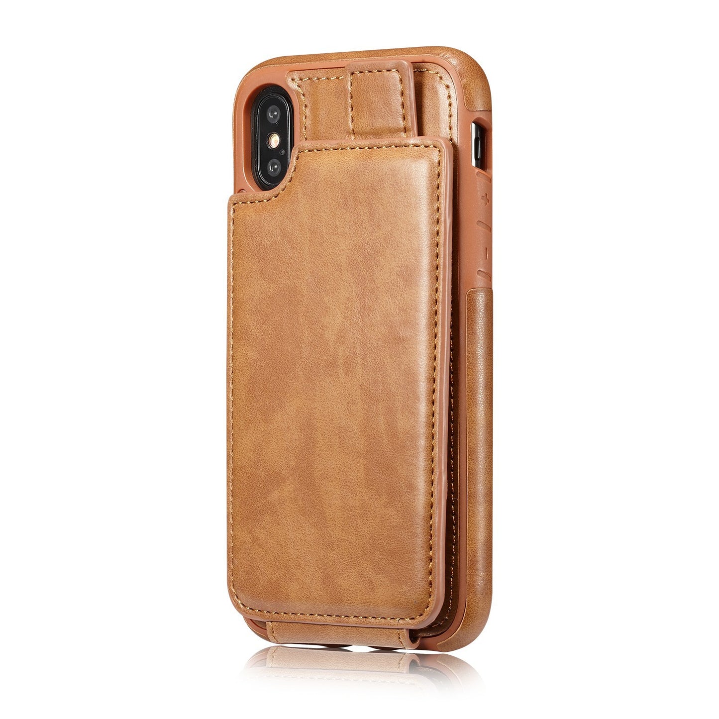 Compatible With AppleIPhone X Multifunction Wallet Mobile Phone Leather Jacket Wallet Mobile Phone Set10 X Protection Cover