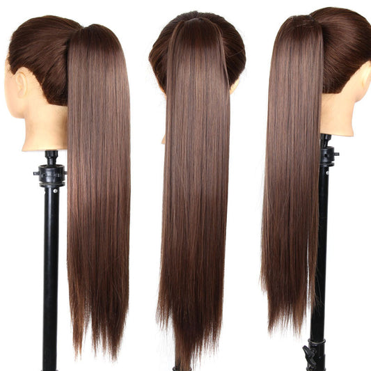 24” Synthetic Blend Straight Hair Ponytail